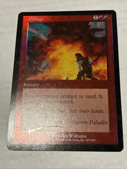 Pillage 7th Edition Foil NM MTG Magic The Gathering X1 - Image 2