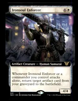 Ironsoul Enforcer LP Light Play Neon Commander MTG [12556] - Image 1