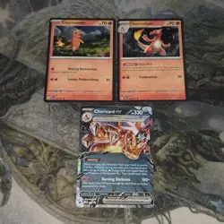 Pokemon TCG Scarlet & Violet • Charizard Ex Promo Holo Set ◇ 3 - Image 1