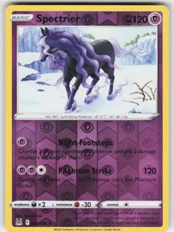 Spectrier 081/196 Reverse Holo Rare Lost Origin Pokemon NM - Image 1