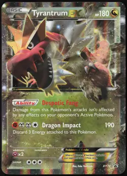 Tyrantrum EX XY70 OVERSIZED Jumbo Promo XY Black Star Promos Pokemon - Image 1
