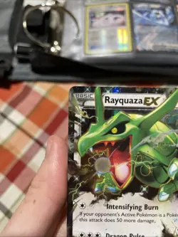 Pokemon TCG Rayquaza EX XY Roaring Skies Ultra Holo Rare Card 75/108 - Image 2