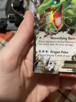 Pokemon TCG Rayquaza EX XY Roaring Skies Ultra Holo Rare Card 75/108 - Image 4