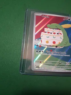Pokemon Gulpin TCG 154/142 Sv07 Stellar Crown Holo Illustration Rare Card NM - Image 3