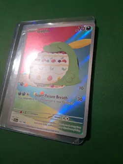 Pokemon Gulpin TCG 154/142 Sv07 Stellar Crown Holo Illustration Rare Card NM - Image 4