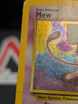 MEW 9 BLACK STAR MOVIE PROMO HOLO SWIRL POKEMON TCG DAMAGED READ - Image 4