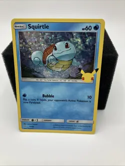 Pokemon TCG Squirtle 17/25 Promo Holo McDonald's 25th Anniversary Pokemon Card - Image 1