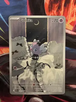 🔥Pokemon TCG Holo IR Gothita 124/086 SV: White Flare English NM / MINT🔥 - Image 1