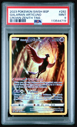 PSA 9 MINT Galarian Articuno Crown Zenith Pokemon SWSH 282 - READ DESCRIPTION - Image 1