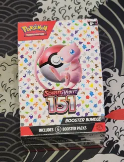Pokemon Scarlet & Violet 151 Booster Bundle New Factory Sealed, includes 6 packs - Image 1