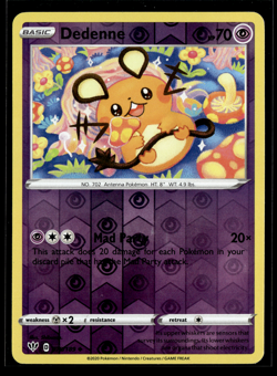 Pokemon TCG Dedenne Darkness Ablaze #78 Reverse Holo - Image 1