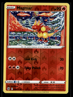 Pokemon TCG Magmar Brilliant Stars 019/172 Reverse Holo NM. - Image 1
