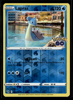 Lapras Reverse Holo 23/78 PokeMon Go: Pokemon TCG NM - Image 1