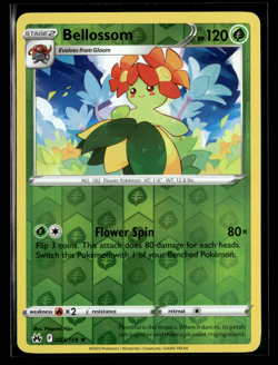 Pokemon TCG Bellossom 003/159 Crown Zenith Reverse Holo Rare - Image 1