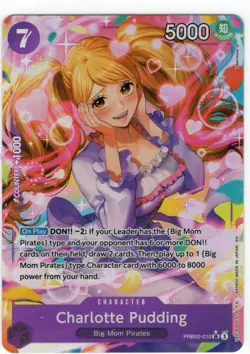 CHARLOTTE PUDDING One Piece TCG PRB02-010 Alt Art SR The Best Vol.2 English - Image 1