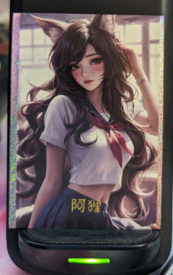 Ahri Leage of Legends Goddess Story Diary of Love Waifu Trading Card S-03 - Image 1