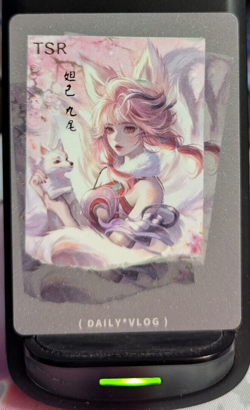 Ahri League of Legends TSR Goddess Story Secretive Girl Anime Trading Waifu Card - Image 1