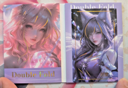 Ahri Leage of Legends Bi-Fold Yemei Goddess Story Anime Waifu Card - Image 2