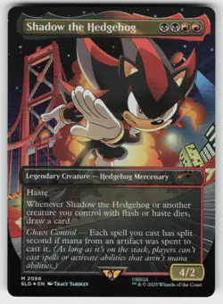 Shadow the Hedgehog (Rainbow Foil) 2086 MTG Foil Secret Lair Drop Series - Image 1