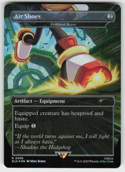 Air Shoes - Swiftfoot Boots (Rainbow Foil) 2096 MTG Foil Secret Lair Drop Series - Image 1