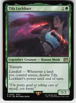 Tifa Lockhart 206 Rare FINAL FANTASY MTG NM - Image 1