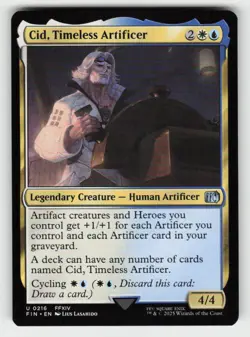 Cid, Timeless Artificer (0216) 216 MTG Normal FINAL FANTASY - Image 1