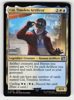 Cid, Timeless Artificer (0419) 419 MTG Normal FINAL FANTASY - Image 1