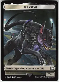 Angelo // Darkstar Double-Sided Token 19 // 20 MTG Normal FINAL FANTASY - Image 1