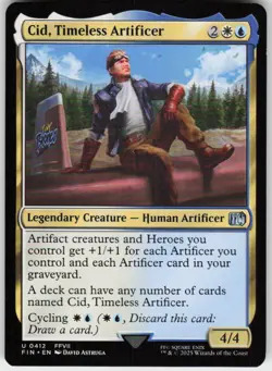 Cid, Timeless Artificer (0412) 412 MTG Normal FINAL FANTASY - Image 1
