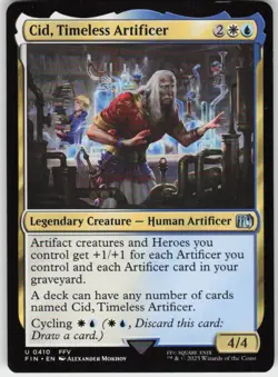 Cid, Timeless Artificer (0410) 410 U Normal FINAL FANTASY NM - Image 1