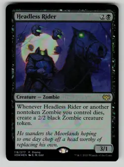 Headless Rider 118 P Foil Media Promos NM - Image 1
