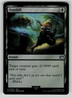 Overkill 109 foil FINAL FANTASY - Image 1