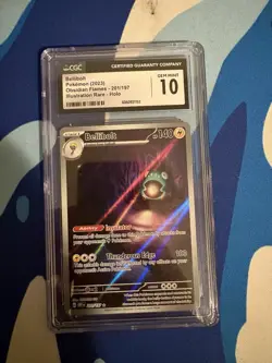 CGC 10 Bellibolt 112/108 AR Art Rare Ruler of the Black Flame sv3 Pokemon Card - Image 1