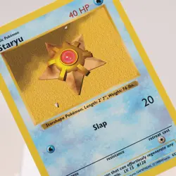 Pokemon TCG - Staryu 65/102 Base Set Common Shadowless WOTC 1999 - EXC/NM - Image 1