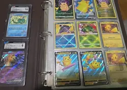 Pokemon TCG Binder Collection Lot Promos Vintage Partial Vivid Voltage Slabs - Image 1