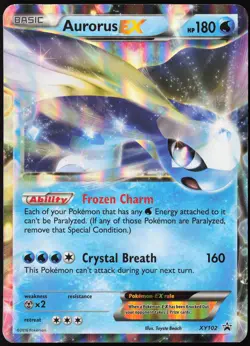 Aurorus EX XY102 OVERSIZED Jumbo Promo XY Black Star Promos Pokemon - Image 1