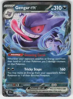 GENGAR EX 104/162 DOUBLE RARE TEMPORAL FORCES POKEMON NM/M - Image 2