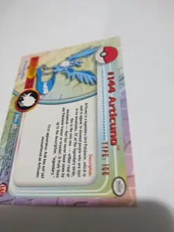 Mint 2000 Topps Pokemon TV Animation Edition Series 3 Non Holo #144 Articuno - Image 5