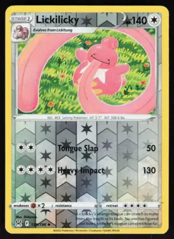 Lickilicky 139/196 Reverse Holo Uncommon Lost Origin Pokemon NM - Image 1