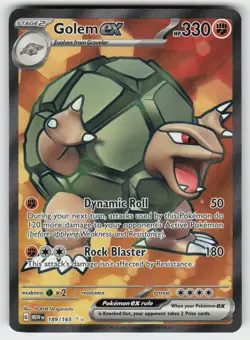 Golem ex 189/165 Ultra Rare 151 Pokemon NM - Image 1
