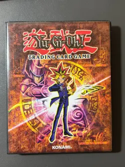 Yu-Gi-Oh Binder Trading Game Card Sleeves Book Folder 1996 Holder Konami - Image 1