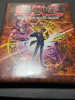Yu-Gi-Oh Binder Trading Game Card Sleeves Book Folder 1996 Holder Konami - Image 2