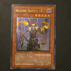 Konami Yu-Gi-Oh! Allure Queen LV5 CDIP-EN007 Cyberdark Impact 1st Edition Rare - Image 1