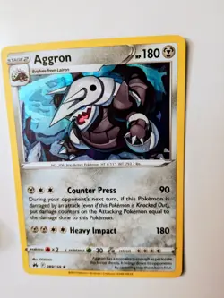 Pokemon Card Aggron 089/159 (HOLO) Crown Zenith. Near Mint Or Better Condition - Image 1