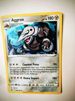 Pokemon Card Aggron 089/159 (HOLO) Crown Zenith. Near Mint Or Better Condition - Image 2