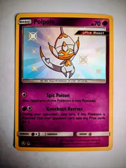 Pokemon Card Poipole SHINY SV19/SV94 Hidden Fates N/M or better Holo Foil Rare - Image 1