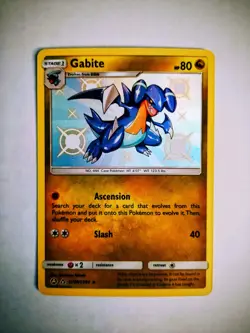 Pokemon Gabite card Shiny Holo Rare Hidden Fates: Shiny Vault SV39/SV94 NM - Image 1