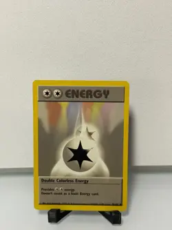 Double Colorless Energy 96/102 Base Set Pokemon Card WOTC 1999 Vintage TCG - Image 1