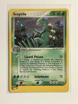 Pokemon TCG Sceptile EX Holo Rare Card Ruby and Sapphire 11/109 Near Mint - Image 1
