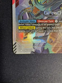 Gundam Card Game - Gfred GD03-035 LR++ English - Image 5